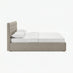 Hayden Beige Fabric Ottoman Double Bed Frame