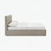 Hayden Beige Fabric Ottoman Double Bed Frame