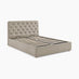 Hayden Taupe Velvet Ottoman King Size Bed Frame