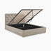 Hayden Taupe Velvet Ottoman King Size Bed Frame