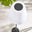 Helia Cream & Black Solar Outdoor Floor Light