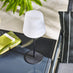 Helia Cream & Black Outdoor Table Light