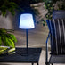 Helia Cream & Black Outdoor Table Light