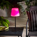 Helia Cream & Black Outdoor Table Light