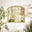 Hinton Gold Medium Arched Window 70x70cm Garden Mirror