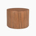 Hood Round Walnut Wood Coffee Table
