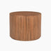 Hood Round Walnut Wood Coffee Table