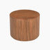 Hood Round Walnut Wood Coffee Table