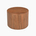 Hood Round Walnut Wood Coffee Table
