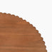 Hood Round Walnut Wood Coffee Table