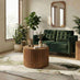 Hood Round Walnut Wood Coffee Table