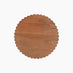Hood Round Walnut Wood Side Table