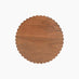 Hood Round Walnut Wood Side Table