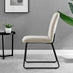 Palma Beige Stone Effect Round Dining Table & 4 Taupe Halle Chairs
