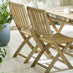 Hamburg  Wood 4 Seat Garden Dining Set