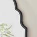 Hima Black Large Arch Wall Mirror