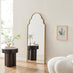 Hima Gold Large Arch Wall Mirror