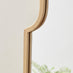 Hima Gold Large Arch Wall Mirror