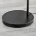 Holden Black Matte Metal Arc Standing Floor Lamp