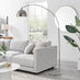 Holden Silver Metal Arc Standing Floor Lamp