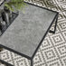 Hydra Black Metal & Green 5 Seat Garden Corner Sofa Set