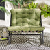 Hydra Black Metal & Green Garden Rocking Chair