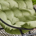 Hydra Black Metal & Green Garden Rocking Chair