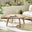 Iko Round Wood Garden Coffee Table