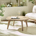 Iko Round Wood Garden Coffee Table