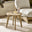 Iko Wood Round Garden Side Table