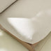 Iko Wood & Cream 2 Seat Garden Sofa