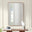 Inga Oak Wood Long Rectangle 120x80cm Wall Mirror