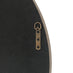 Inga Walnut Wood Medium Round 80cm Wall Mirror