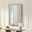 Inga Walnut Wood Long Rectangle 120x80cm Wall Mirror