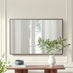 Inga Walnut Wood Long Rectangle 120x80cm Wall Mirror