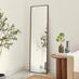 Inga Walnut Wood Full Length Rectangle 170x50cm Mirror