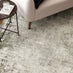 Iona Textured Green Border Rug 160x230
