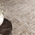Iona Beige Textured Squares Pattern Rug 160x230