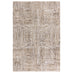 Iona Beige Textured Squares Pattern Rug 160x230