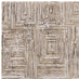 Iona Beige Textured Squares Pattern Rug 160x230