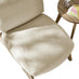 1x Iko Wood & Cream Indoor / Outdoor Accent Chair