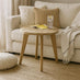 Iko Wood Round Indoor / Outdoor Side Table