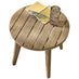 Iko Wood Round Indoor / Outdoor Side Table