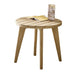 2x Iko Wood & Cream Indoor / Outdoor Accent Chairs Set