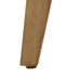 2x Iko Wood & Cream Indoor / Outdoor Accent Chairs Set