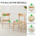 2x Bonnie Oak Effect and Rope Dining Chairs