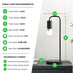 Lola Black Metal Desk Lamp