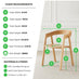 2x Masa Solid Oak and Veneer Wood Dining Chairs