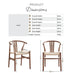 Leif Oak Veneer Wood Rectangular Extending Table & 8 Caia Wishbone Dining Chairs