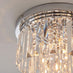 Isabella Cut Glass Crystal Drop Ceiling Light